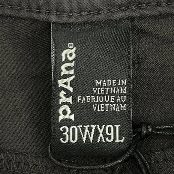 NWT prAna Brion Short 9" Inseam 28W Charcoal Abrasion Resistant Reinforced Rivet - Picture 11 of 16